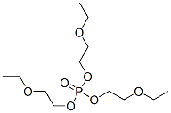 Phosphoric acid tris(2-ethoxyethyl) ester Structure