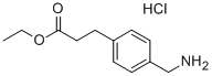 4-(氨基甲基)苯丙酸乙酯盐酸盐, 61630-10-2, 结构式