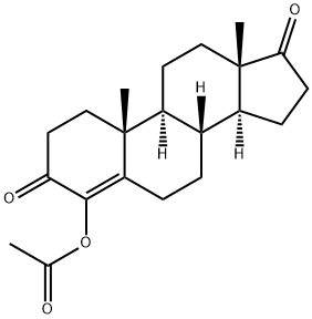 4-ANDROSTEN-4-OL-3,17-DIONE ACETATE Struktur