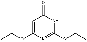 4(1H)-Pyrimidinone, 6-ethoxy-2-(ethylthio)- (9CI) Structure