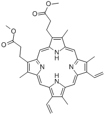 间卟啉二甲酯 结构式