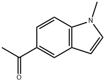 1 -(1-甲基-1H-吲哚-5-基)乙酮 结构式