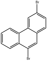 3,9-二溴菲 结构式