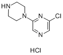 2-chloro-6-(1-piperazinyl)pyrazine monohydrochloride Struktur