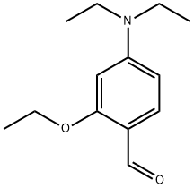 4-(ジエチルアミノ)-2-エトキシベンズアルデヒド 化学構造式