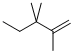 2,3,3-Trimethyl-1-pentene. Structure