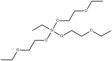 7-(2-ethoxyethoxy)-7-ethyl-3,6,8,11-tetraoxa-7-silatridecane Structure