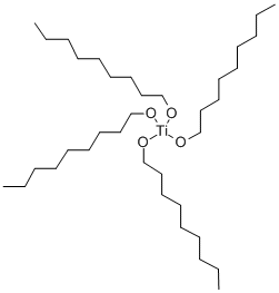 チタン(IV)テトラ(1-ノナノラート) 化学構造式