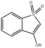 3-ヒドロキシベンゾ[b]チオフェン1,1-ジオキシド 化学構造式