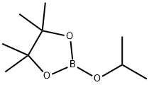 2-イソプロポキシ-4,4,5,5-テトラメチル-1,3,2-ジオキサボロラン 化学構造式