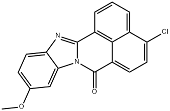 3-Chloro-10-methoxy-7H-benzimidazo[2,1-a]benz[de]isoquinolin-7-one Structure