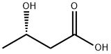 (3S)-3-ヒドロキシ酪酸 化学構造式