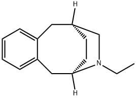 2,5-Ethano-3-benzazocine,3-ethyl-1,2,3,4,5,6-hexahydro-,(2R,5S)-(9CI) Struktur