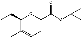 2H-Pyran-2-carboxylicacid,6-ethyl-3,6-dihydro-5-methyl-,1,1-dimethylethylester,(6R)-(9CI) Struktur