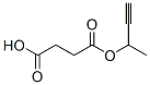 こはく酸水素1-(1-メチル-2-プロピニル) 化学構造式