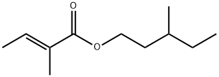 3-methylpentyl 2-methylcrotonate Structure
