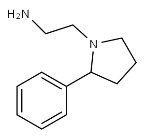 2-(2-PHENYLPYRROLIDIN-1-YL)ETHANAMINE Structure
