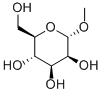 メチル α-D-マンノピラノシド 化学構造式