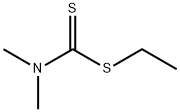Dimethyldithiocarbamic acid ethyl ester Structure