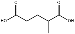 2-メチルグルタル酸 化学構造式