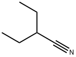 2-ethylbutyronitrile Struktur