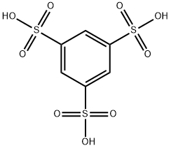 1,3,5-ベンゼントリスルホン酸 化学構造式