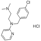 クロロピラミン塩酸塩 化学構造式