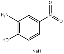 2-氨基-4-硝基苯酚钠 结构式