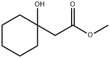 methyl 2-(1-hydroxycyclohexyl)acetate 结构式