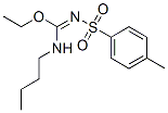 3-butyl-2-ethyl-1-(4-tolylsulfonyl)pseudourea Struktur