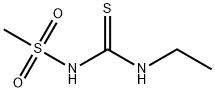 N-Ethyl-N'-(methylsulfonyl)thiourea Struktur