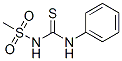 1-メチルスルホニル-3-(フェニル)チオ尿素 化学構造式