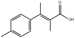 2-Butenoicacid,2-methyl-3-(4-methylphenyl)-,(E)-(9CI) Struktur