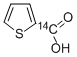 2-THIOPHENECARBOXYLIC ACID, [CARBOXYL-14C] 结构式