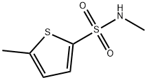 N,5-二甲基噻吩-2-磺酰胺, 61714-51-0, 结构式