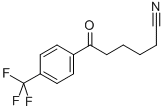 6-OXO-6-(4-TRIFLUOROMETHYLPHENYL)HEXANENITRILE Structure