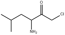 leucine chloromethyl ketone Struktur