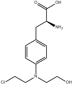 Hydroxymelphalan Struktur