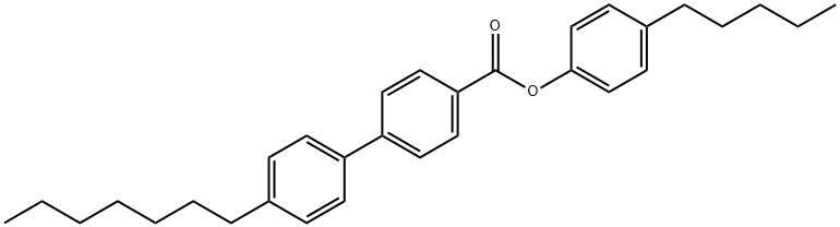 4-pentylphenyl 4'-heptyl[1,1'-biphenyl]-4-carboxylate Structure