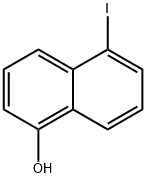 5-碘-1-萘酚 结构式