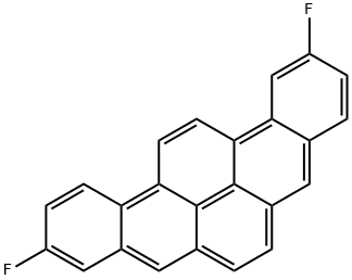 2,10-difluorobenzo(a,i)pyrene Structure