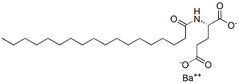 barium N-(1-oxooctadecyl)-L-glutamate (1:1)  Structure
