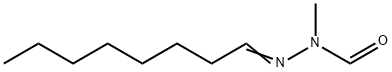 2-Octylidene-1-methylhydrazinecarbaldehyde Structure
