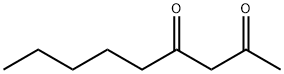 ノナン-2,4-ジオン 化学構造式