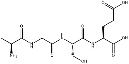 1-L-アラニンエオシノフィロタクチックペプチド 化学構造式