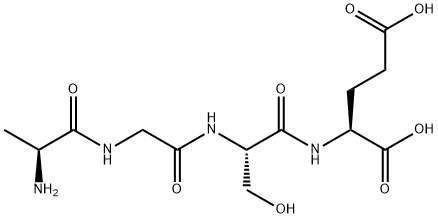 ALA-GLY-SER-GLU 结构式