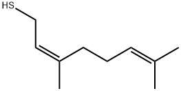 (Z)-3,7-dimethylocta-2,6-diene-1-thiol Structure