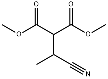 Propanedioic acid, (1-cyanoethyl)-, dimethyl ester (9CI) Structure