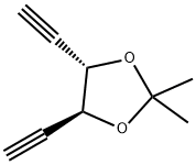 1,3-Dioxolane, 4,5-diethynyl-2,2-dimethyl-, (4S,5S)- (9CI) Structure