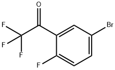 1-(5-Bromo-2-fluorophenyl)-2,2,2-trifluoroethan-1-one Structure